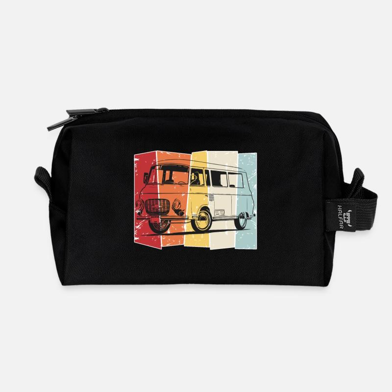 Barkas - Recycelte Kulturtasche - Schwarz