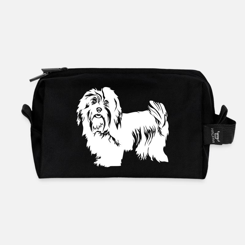 Havaneser "Black Edition" - Recycelte Kulturtasche - Schwarz