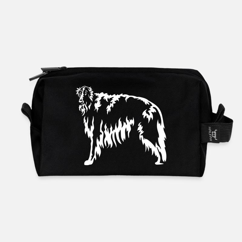 Barsoi "Black Edition" - Recycelte Kulturtasche - Schwarz