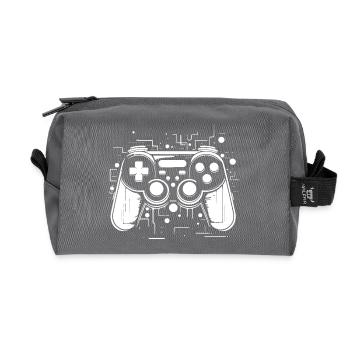 Game Controller - Recycelte Kulturtasche - Anthrazit - Vorne