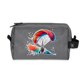 Moteur Paramoteur - Trousse de toilette en tissu recyclé - anthracite - Devant