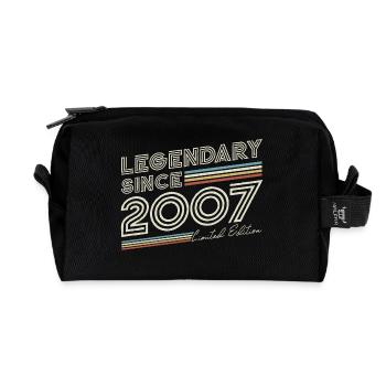 Légendaire depuis 2007 millésime anniversaire - Trousse de toilette en tissu recyclé - noir - Devant
