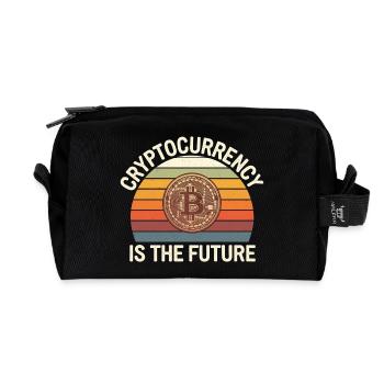 Cryptocurrency Is The Future 15 - Recycelte Kulturtasche - Schwarz - Vorne