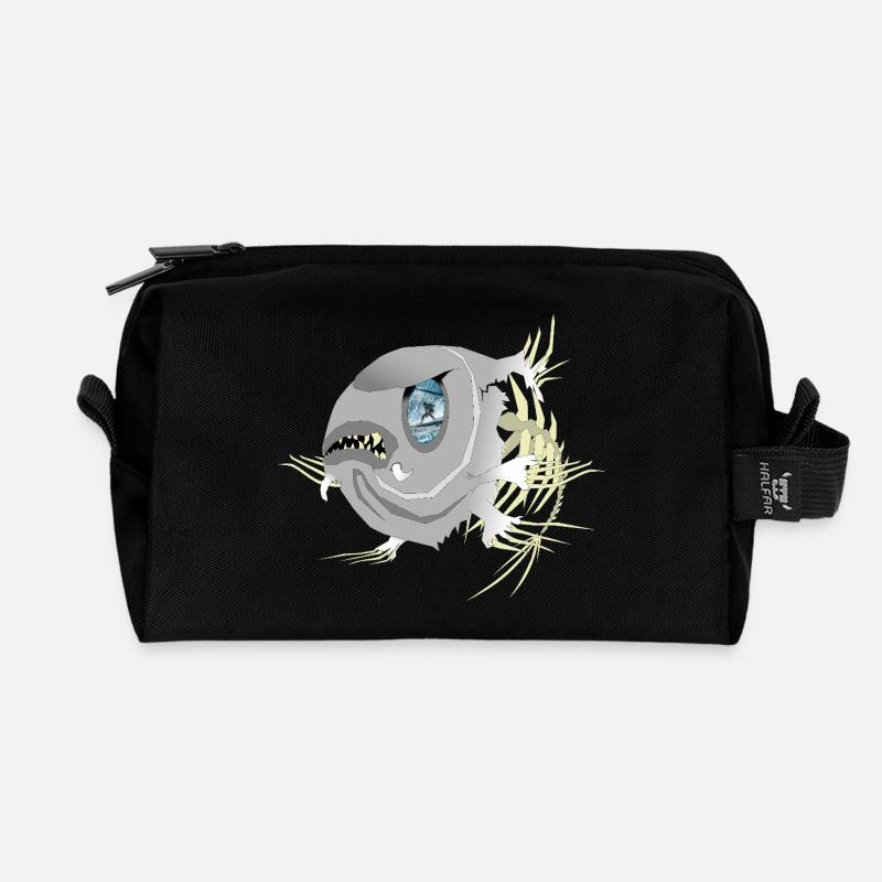 Ostküstensprotte - Recycelte Kulturtasche - Schwarz