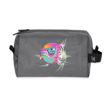 Eastcoastspreat - Recycled Toiletry Zip Bag - anthracite - Front