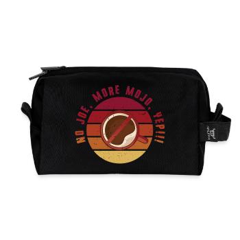 Kaffeeentzug Koffeinfrei Ex-Kaffeetrinker - Recycelte Kulturtasche - Schwarz - Vorne