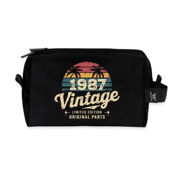 Großartig seit 1987 1987 Geburtstagsgeschenk - Recycelte Kulturtasche - Schwarz - Vorne
