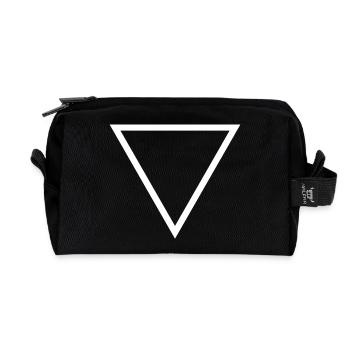 Alchemistisches Wassersymbol - Recycelte Kulturtasche - Schwarz - Vorne