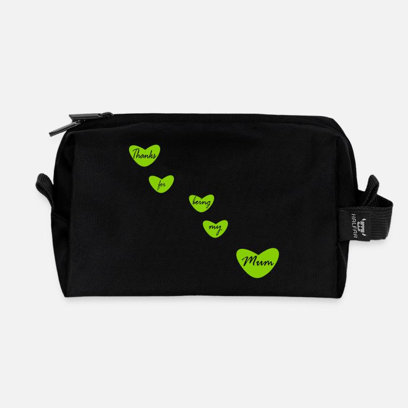 Thanks1 - Recycelte Kulturtasche - Schwarz