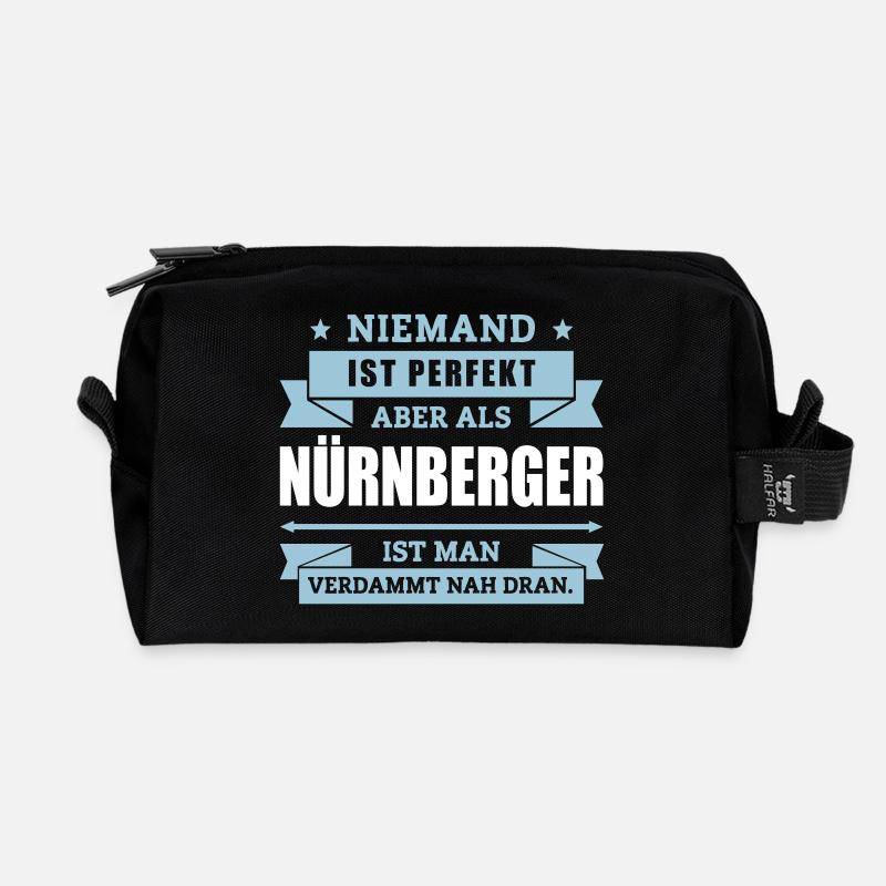 Funshirt Nürnberger - Recycelte Kulturtasche - Schwarz