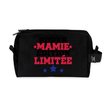 super mamie édition limitée - Trousse de toilette en tissu recyclé - noir - Devant