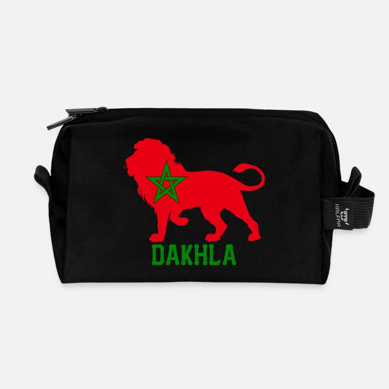 DAKHLA - Recycled Toiletry Zip Bag - black