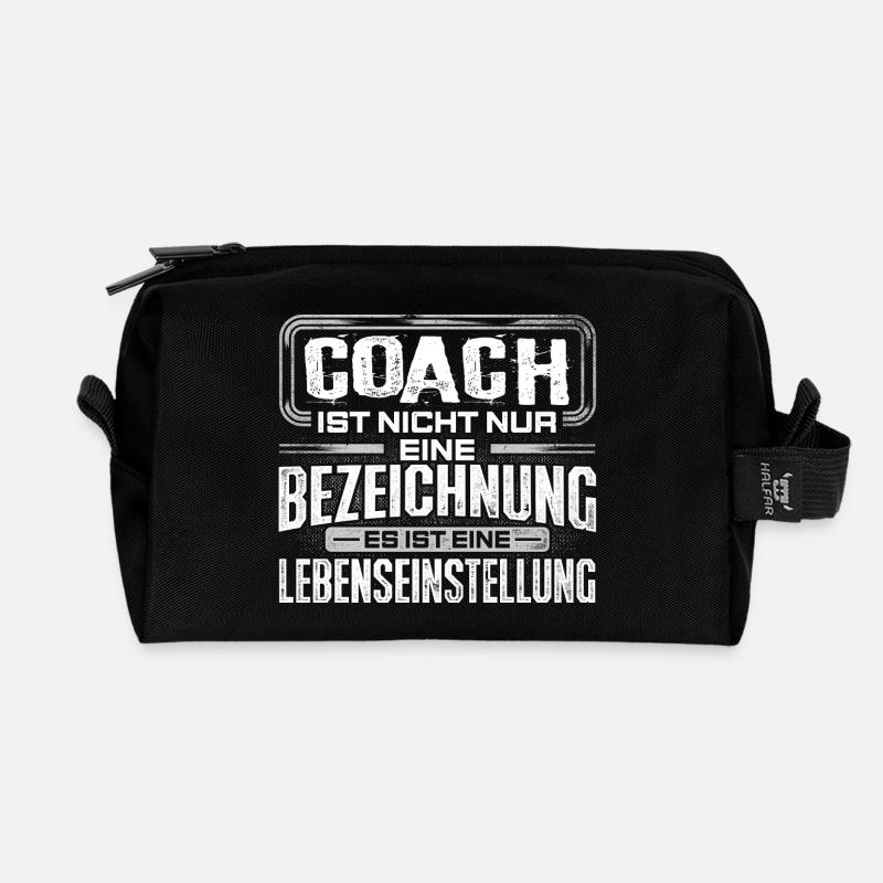 COACH - Leben - Recycelte Kulturtasche - Schwarz