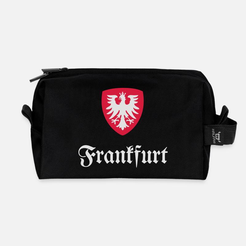 Frankfurt - Recycelte Kulturtasche - Schwarz