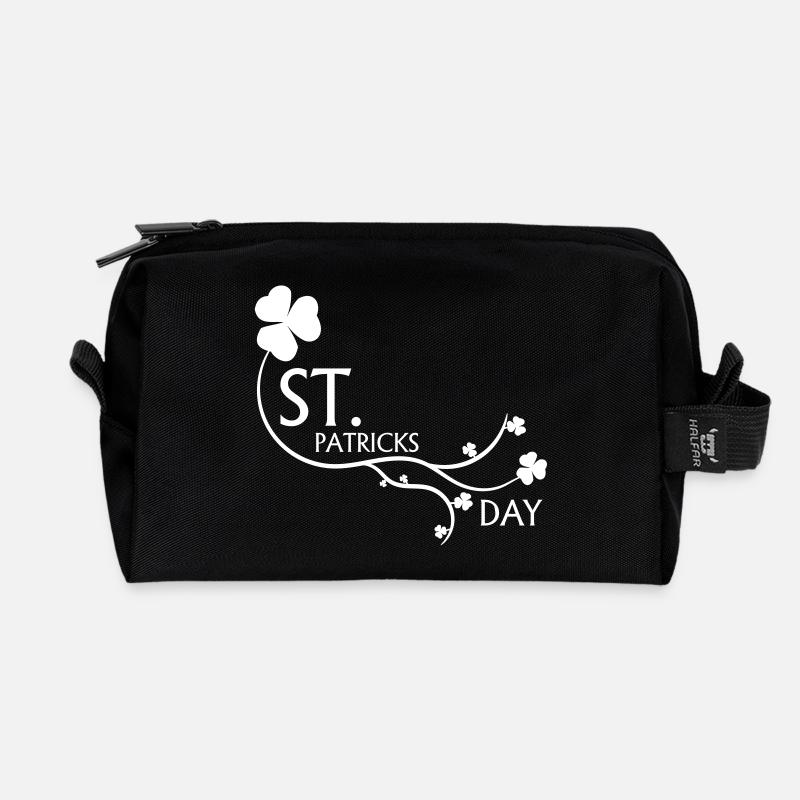 st.,patricks,day,irland,irish,bier,dublin,zylinder - Recycelte Kulturtasche - Schwarz
