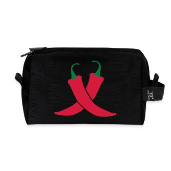 Chilli - Recycled Toiletry Zip Bag - black - Front