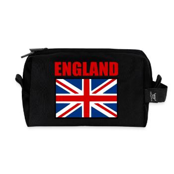 angleterre - Trousse de toilette en tissu recyclé - noir - Devant