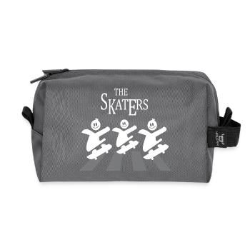 The Skater Crew - Recycled Toiletry Zip Bag - anthracite - Front