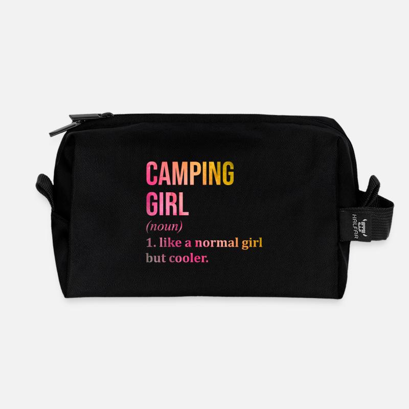 Camper - Recycelte Kulturtasche - Schwarz