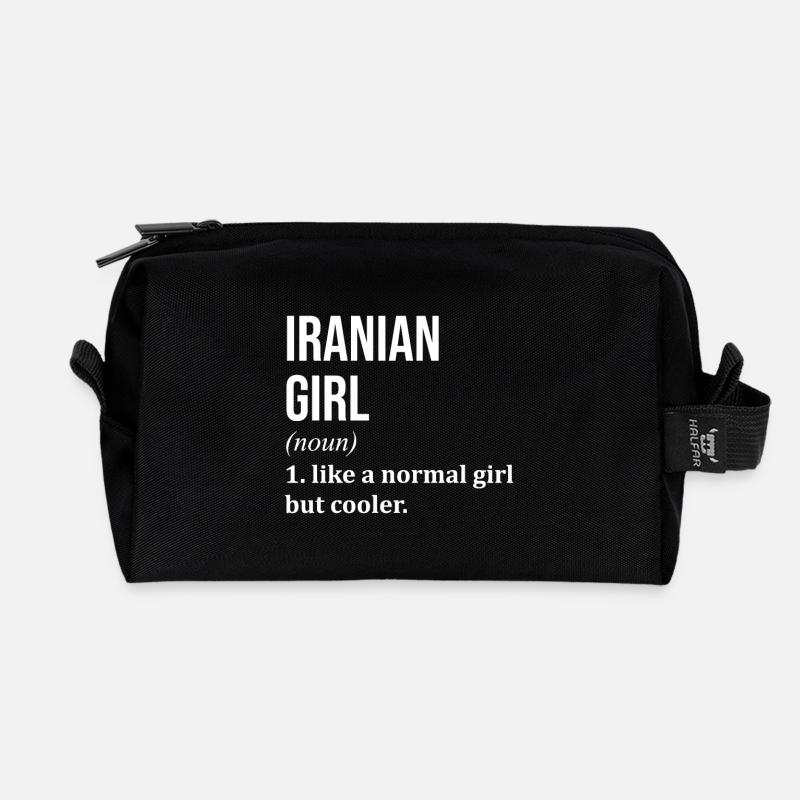 Iran - Recycelte Kulturtasche - Schwarz