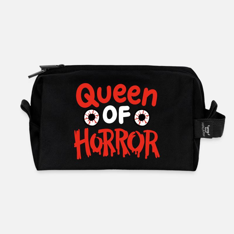 Horrorfilm Horror - Recycelte Kulturtasche - Schwarz