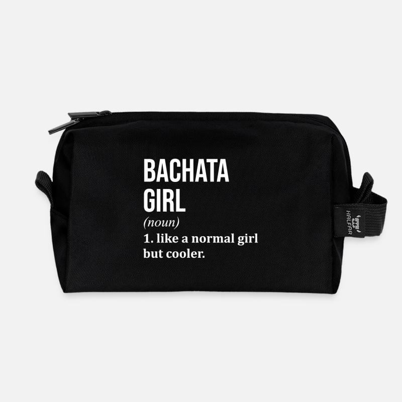 Bachata - Recycelte Kulturtasche - Schwarz