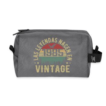 Las leyendas nacen 1985 Regalo de Cumpleaños 1985 - Recycelte Kulturtasche - Anthrazit - Vorne