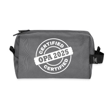 Opa 2025 - Recycelte Kulturtasche - Anthrazit - Vorne