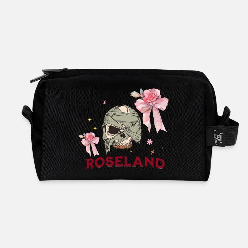 Roseland - Recycelte Kulturtasche - Schwarz
