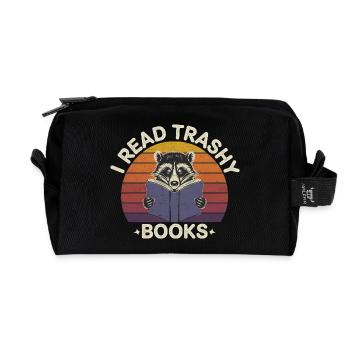 I Read Trashy Books 18 - Recycelte Kulturtasche - Schwarz - Vorne
