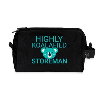 Storeman Koalafied - Recycelte Kulturtasche - Schwarz - Vorne