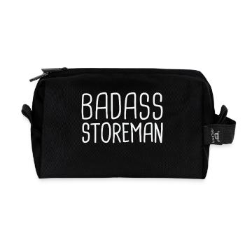 Storeman Badass - Recycelte Kulturtasche - Schwarz - Vorne