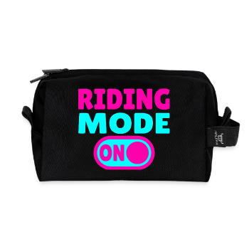Mode Équitation ACTIVÉ – Sport Équestre - Trousse de toilette en tissu recyclé - noir - Devant