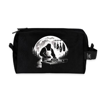 Bigfoot Metzger - Recycelte Kulturtasche - Schwarz - Vorne