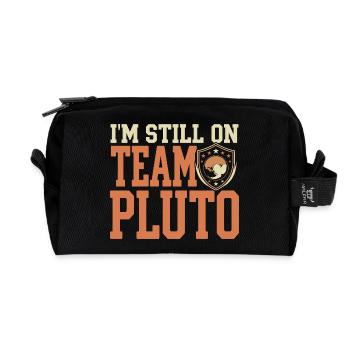 Pluto Gerechtigkeit Für Pluto Vergiss Pluto Nie - Recycelte Kulturtasche - Schwarz - Vorne
