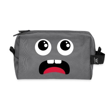 Surpris - comiqueSurpris - Comic - Trousse de toilette en tissu recyclé - anthracite - Devant