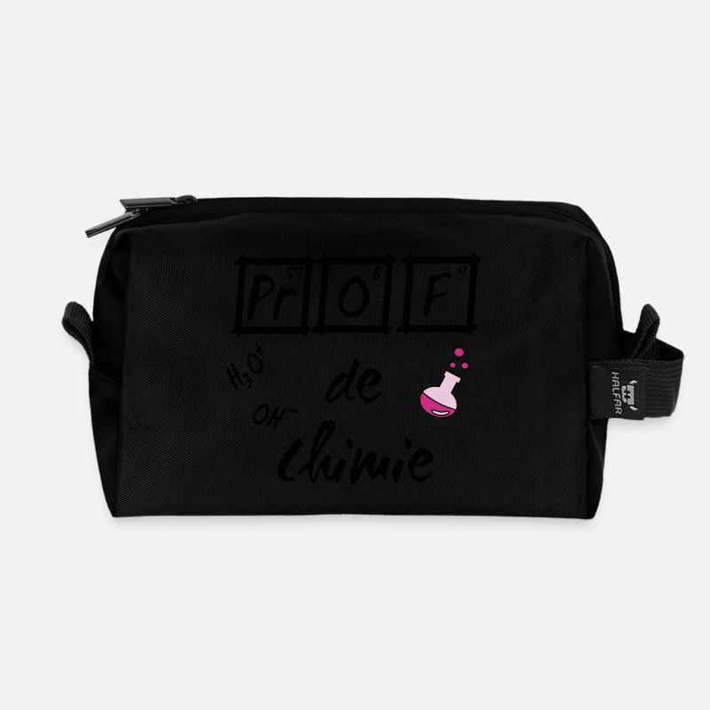 Je suis prof de chimie ballon - Recycelte Kulturtasche - Schwarz