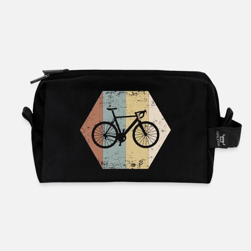 Fahrrad - Recycelte Kulturtasche - Schwarz