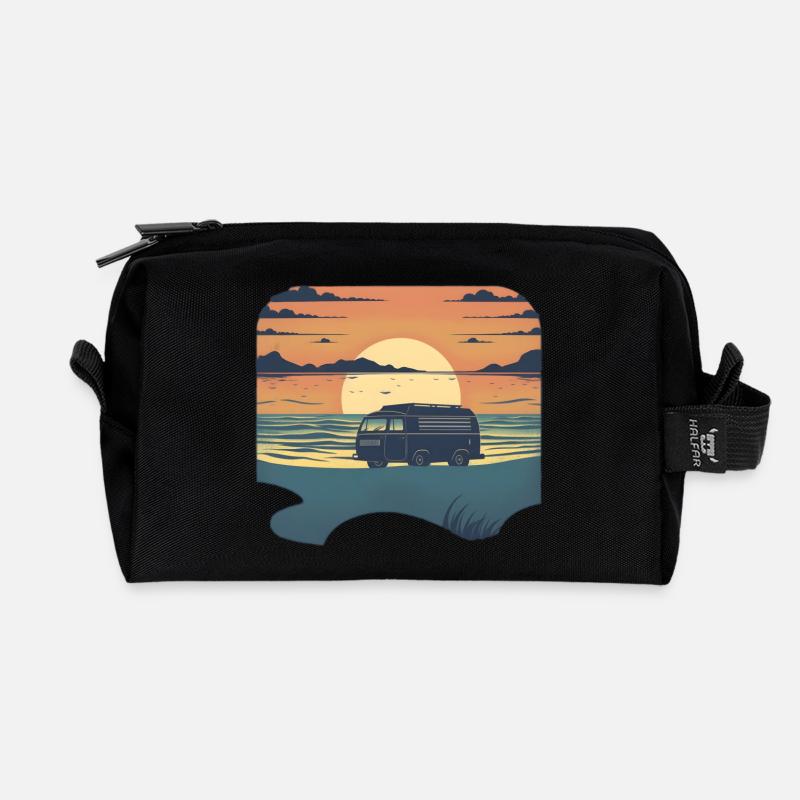 Camper - Recycelte Kulturtasche - Schwarz