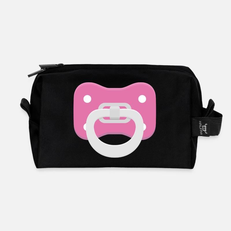 Tetine_rose - Recycelte Kulturtasche - Schwarz
