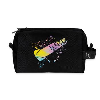 Bob Freineur d’équipe Bob - Trousse de toilette en tissu recyclé - noir - Devant