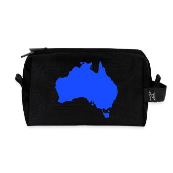 Australien  - Recycelte Kulturtasche - Schwarz - Vorne