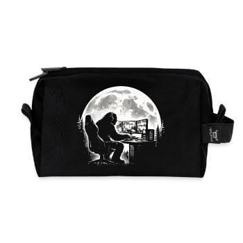 Bigfoot Gamer - Trousse de toilette en tissu recyclé - noir - Devant