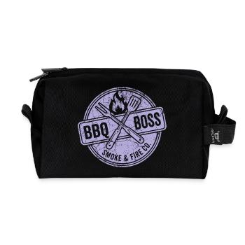 BBQ Griller Hoodie, Tasche, T-shirt Geschenk - Recycelte Kulturtasche - Schwarz - Vorne