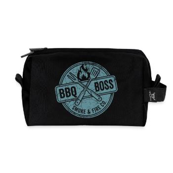 BBQ Griller Hoodie, Tasche, T-shirt Geschenk - Recycelte Kulturtasche - Schwarz - Vorne