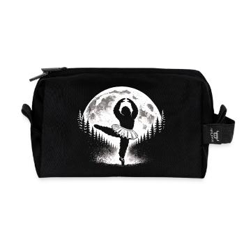 Bigfoot Ballerina - Recycled Toiletry Zip Bag - black - Front