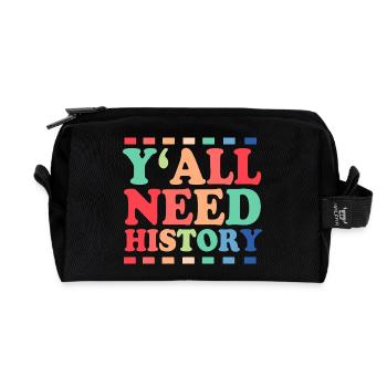 Geschichte Historiker Historisch - Recycelte Kulturtasche - Schwarz - Vorne
