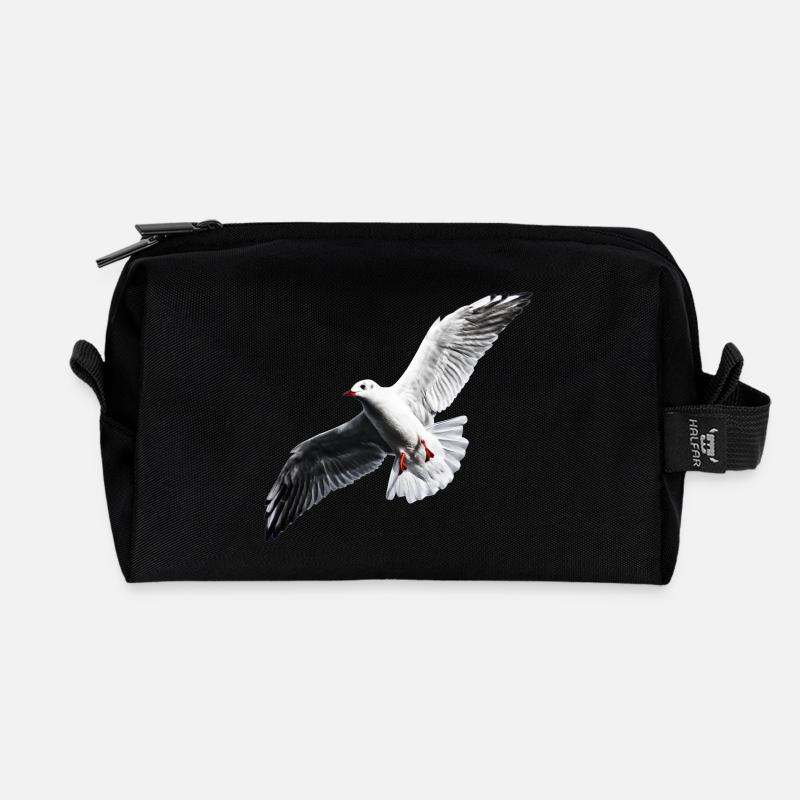Möwe Shirt - Recycled Toiletry Zip Bag - black