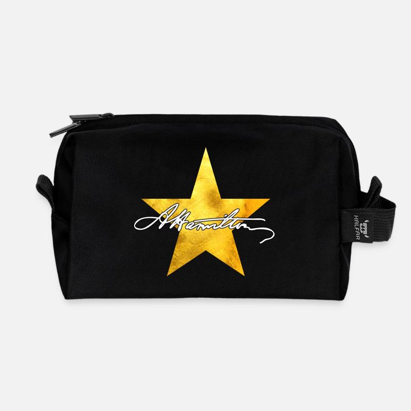Hamilton Gold Star - Recycelte Kulturtasche - Schwarz