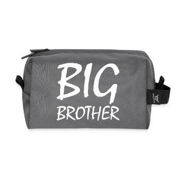 Big brother - Trousse de toilette en tissu recyclé - anthracite - Devant